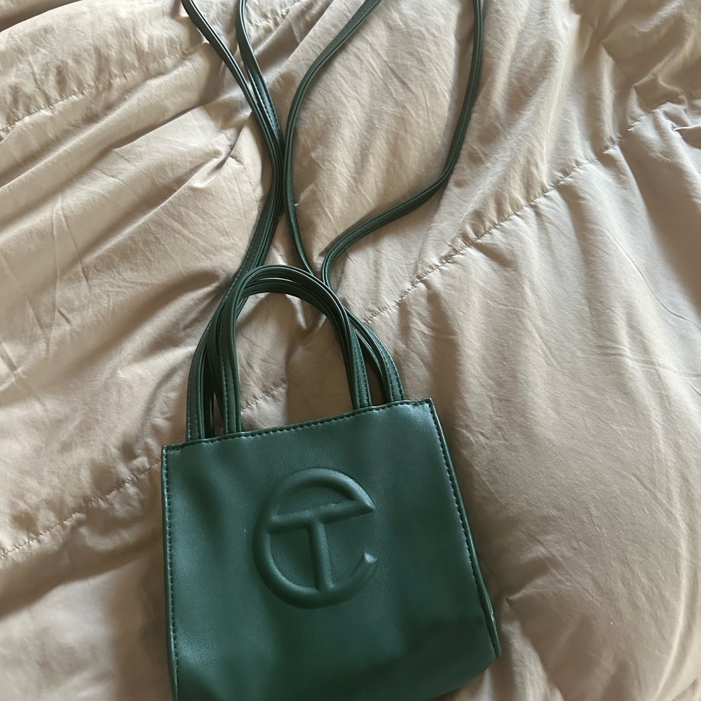 Green Telfar bag